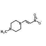 CAS 登录号：168031-63-8， 1-甲基-4-[(E)-2-硝基乙烯基]哌嗪
