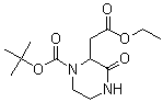 CAS#: 168160-77-8， 1-[(1,1-Dimethylethoxy)Carbonyl]-3-Oxo-2-PiperazineAcetic Acid Ethyl Ester