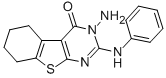 CAS#: 168280-54-4， 3-Amino-2-(Phenylamino)-5,6,7,8-Tetrahydro-[1]Benzothiolo[3,2-e]Pyrimidin-4-One