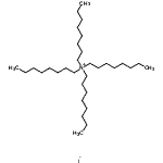 结构式 CAS# 16829-91-7, N,N,N-三辛基-1-辛烷铵碘化物