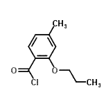 CAS#: 168465-11-0， 4-Methyl-2-Propoxybenzoyl Chloride