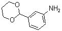 structure of CAS# 168551-56-2, 3-(1,3-Dioxan-2-Yl)-Benzenamine;Benzenamine, 3-(1,3-Dioxan-2-Yl)- (9CI);3-(1,3-Dioxan-2-Yl)Aniline 97%;3-(1,3-DIOXAN-2-YL)ANILINE