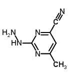 CAS#: 16858-57-4， 2-Hydrazino-6-Methyl-4-Pyrimidinecarbonitrile