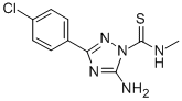 CAS#: 168893-29-6， 5-Amino-3-(4-Chlorophenyl)-N-Methyl-1,2,4-Triazole-1-Carbothioamide