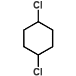 structure of CAS# 16890-91-8, 1,4-Dichlorocyclohexane;(Z)-1,4-Dichlorocyclohexane;1,4-Dichlorocyclohexane, (E)-;1,4-Dichlorocyclohexane,c&t