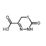 CAS#: 168967-11-1， 2-Oxo-3,6-Dihydro-2H-1,3,4-Thiadiazine-5-Carboxylic Acid