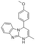CAS#: 169132-73-4， 4-(4-Methoxyphenyl)-2-Methyl-1,4-Dihydropyrimido[1,2-a]Benzimidazole