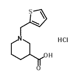 CAS#: 169139-04-2， 1-(2-Thienylmethyl)-3-Piperidinecarboxylic Acid Hydrochloride (1:1)