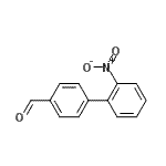 structure of CAS# 169188-17-4, 4-(2-Nitrophenyl)Benzaldehyde;2'-Nitrobiphenyl-4-carbaldehyde