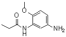 结构式 CAS# 169321-23-7, N-(5-氨基-2-甲氧基苯基)丙酰胺