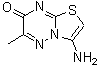 结构式 CAS# 16943-37-6, 3-氨基-6-甲基-7H-[1,3]噻唑并[3,2-b][1,2,4]三嗪-7-酮