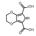 CAS#: 169616-13-1， 2,3-Dihydro-6H-[1,4]Dioxino[2,3-c]Pyrrole-5,7-Dicarboxylic Acid