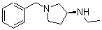 structure of CAS# 169750-99-6, (3S)-N-Ethyl-1-(Phenylmethyl)-3-Pyrrolidinamine;(3S)-(+)-1-BENZYL-3-(ETHYLAMINO)PYRROLIDINE;(S)-1-Benzyl-3-(Ethylamino)Pyrrolidine;(S)-1-Benzyl-N-Ethylpyrrolidin-3-Amine