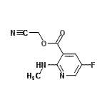 CAS#: 169806-36-4， Cyanomethyl 5-Fluoro-2-(Methylamino)Nicotinate