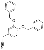 结构式 CAS# 1699-60-1, 3,4-二(苯基甲氧基)-苯乙腈