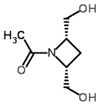 CAS#: 169908-09-2， 1-[(2R,4S)-2,4-Bis(Hydroxymethyl)-1-Azetidinyl]Ethanone