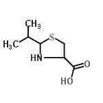CAS#: 169908-52-5， 2-Isopropyl-1,3-Thiazolidine-4-Carboxylic Acid