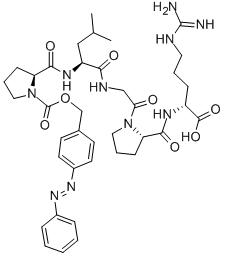 CAS#: 17011-78-8， N2-(1-(N-(N-(1-(((4-(Phenylazo)phenyl)methoxy)carbonyl)-L-prolyl)-L-leucyl)glycyl)-L-prolyl)-D-arginine