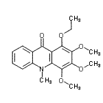 CAS#: 17014-67-4， 1-Ethoxy-2,3,4-Trimethoxy-10-Methyl-9(10H)-Acridinone