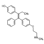 CAS#: 170171-12-7， 4-[(1E)-1-{4-[2-(Methylamino)Ethoxy]Phenyl}-1-Phenyl-1-Buten-2-Yl]Phenol