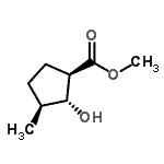CAS#: 170234-09-0， Methyl (1R,2R,3S)-2-Hydroxy-3-Methylcyclopentanecarboxylate