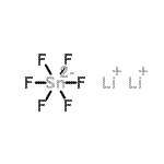 结构式 CAS# 17029-16-2, 六氟锡酸二锂盐