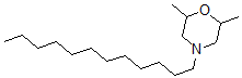 structure of CAS# 1704-28-5, 4-Dodecyl-2,6-dimethylmorpholine;4-Dodecyl-2,6-Dimethyl-Morpholine;4-Lauryl-2,6-Dimethyl-Morpholine;Morpholine, 4-Dodecyl-2,6-Dimethyl-