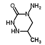 CAS#: 170501-06-1， 4-Amino-6-Methyl-1,2,4-Triazinan-3-One