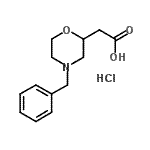 CAS#: 170804-78-1， (4-Benzyl-2-Morpholinyl)Acetic Acid Hydrochloride (1:1)