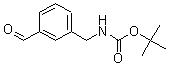 结构式 CAS# 170853-04-0, N-[(3-甲酰基苯基)甲基]-氨基甲酸叔丁酯