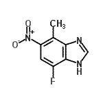 CAS#: 170918-22-6， 4-Fluoro-7-Methyl-6-Nitro-1H-Benzimidazole