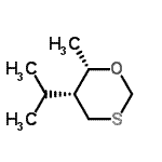 CAS#: 170960-93-7， (5R,6S)-5-Isopropyl-6-Methyl-1,3-Oxathiane