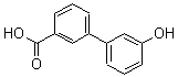 结构式 CAS# 171047-01-1, 3'-羟基-[1,1'-联苯]-3-羧酸