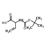 CAS#: 171077-04-6， 2-({[(2-Methyl-2-Propanyl)Oxy]Carbonyl}Amino)-3-Butenoic Acid