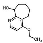 CAS#: 171077-46-6， 4-Ethoxy-6,7,8,9-Tetrahydro-5H-Cyclohepta[b]Pyridin-9-Ol