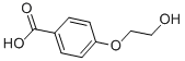结构式 CAS# 1711-24-6, 4-(2-羟基乙氧基)-苯甲酸