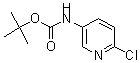 结构式 CAS# 171178-45-3, 5-[N-(叔丁氧羰基)氨基]-2-氯吡啶