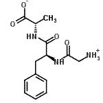 CAS#: 17123-30-7， (2S)-2-{[N-(Ammonioacetyl)-L-Phenylalanyl]Amino}Propanoate