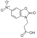 CAS#: 17124-57-1， 3-(6-Nitro-2-Oxo-1,3-Benzoxazol-3(2H)-Yl)Propanoic Acid