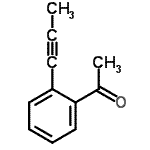 CAS#: 171258-00-7， 1-[2-(1-Propyn-1-Yl)Phenyl]Ethanone