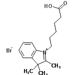 CAS#: 171429-43-9， 6-(2,3,3-Trimethylindol-1-Ium-1-Yl)Hexanoic Acid Bromide