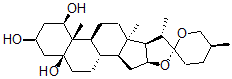 CAS#: 17149-95-0， (25S)-5beta-Spirostane-1beta,3beta,5-Triol