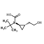 CAS#: 171550-09-7， [(1R,2S)-2-(2-Hydroxyethyl)Cyclopropyl](2-Methyl-2-Propanyl)Carbamic Acid
