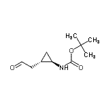 CAS#: 171550-10-0， 2-Methyl-2-Propanyl [(1R,2S)-2-(2-Oxoethyl)Cyclopropyl]Carbamate
