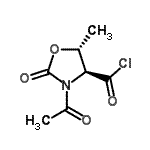 CAS#: 171563-11-4， (4S,5R)-3-Acetyl-5-Methyl-2-Oxo-1,3-Oxazolidine-4-Carbonyl Chloride