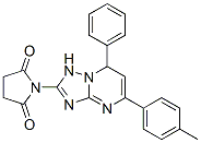 CAS#: 171668-03-4， 1-[5-(4-Methylphenyl)-7-Phenyl-1,7-Dihydro-[1,2,4]Triazolo[1,5-a]Pyrimidin-2-Yl]Pyrrolidine-2,5-Dione