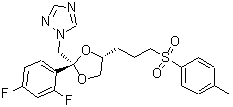 CAS#: 171764-49-1， 1-[[(2S,4R)-2-(2,4-Difluorophenyl)-4-[3-(p-Tolylsulfonyl)Propyl]-1,3-Dioxolan-2-Yl]Methyl]-1,2,4-Triazole