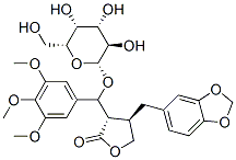 CAS#: 17187-73-4， (3S,4R)-4-(Benzo[1,3]Dioxol-5-Ylmethyl)-3-[(S)-[(2R,3R,4S,5R,6R)-3,4,5-Trihydroxy-6-(Hydroxymethyl)Oxan-2-Yl]Oxy-(3,4,5-Trimethoxyphenyl)Methyl]Oxolan-2-One