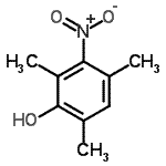 CAS#: 1719-21-7， 2,4,6-Trimethyl-3-Nitrophenol