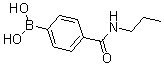 结构式 CAS# 171922-46-6, 4-(丙基氨基羰基)苯硼酸